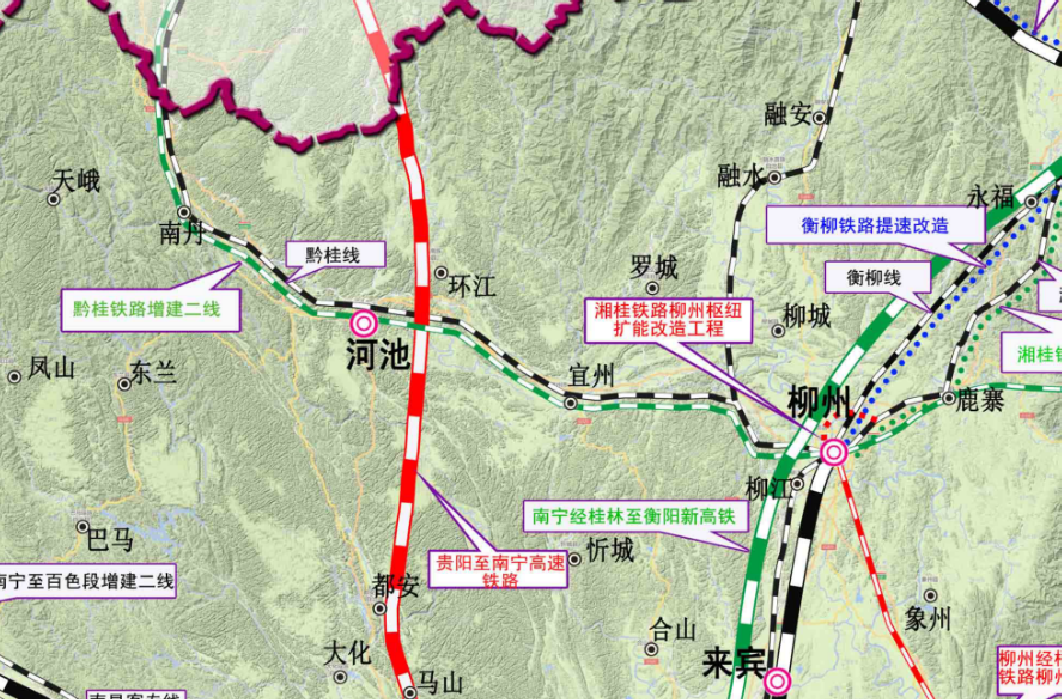 重磅!規劃出爐,河池宜州高鐵站選址在這宜州站東邊