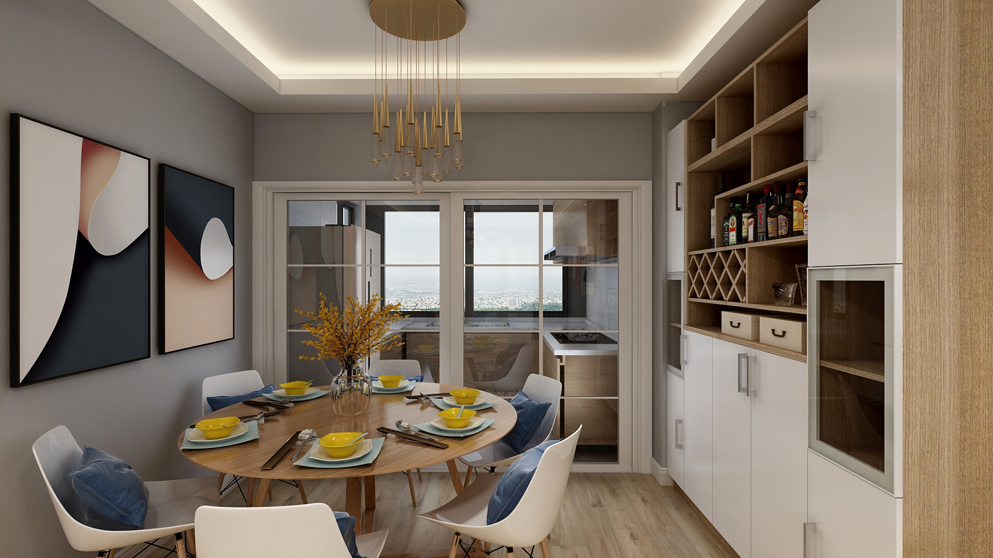 餐厅已成为重要的活动场所,如何对居家餐厅进行装饰与色彩搭配?