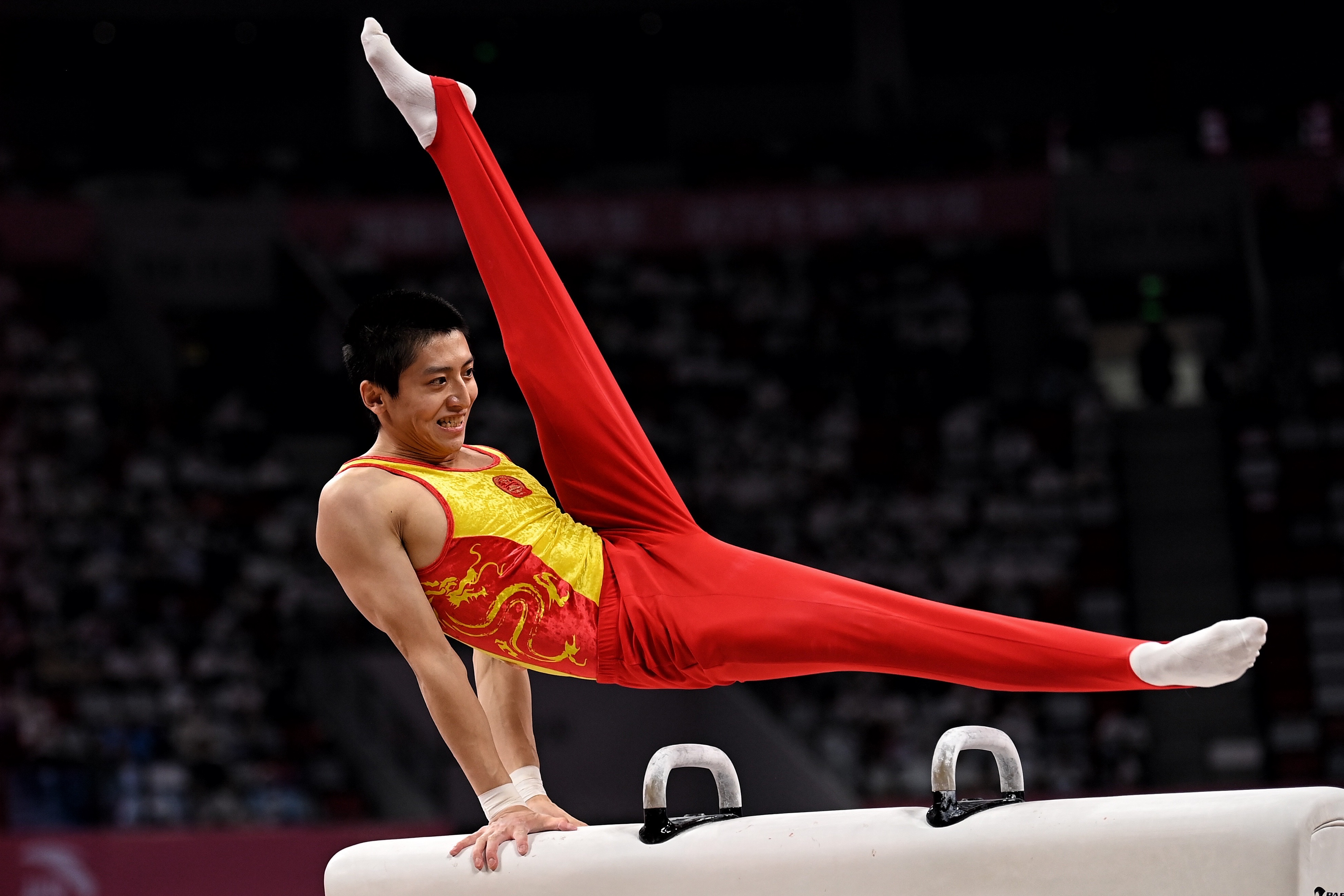 体操——全锦赛:男子鞍马决赛赛况(2)