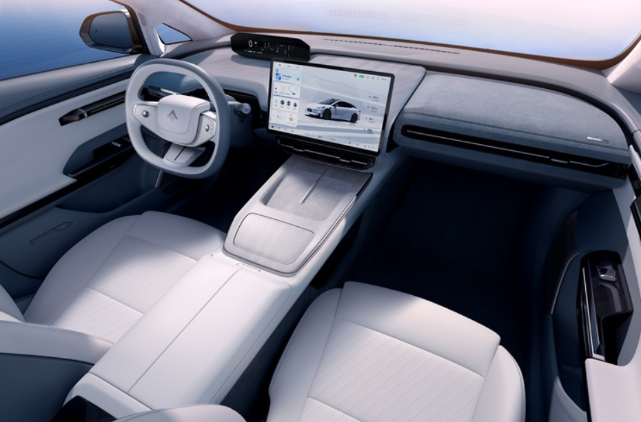 纯电中大型轿跑车 埃安aion昊铂gt内饰官图发布