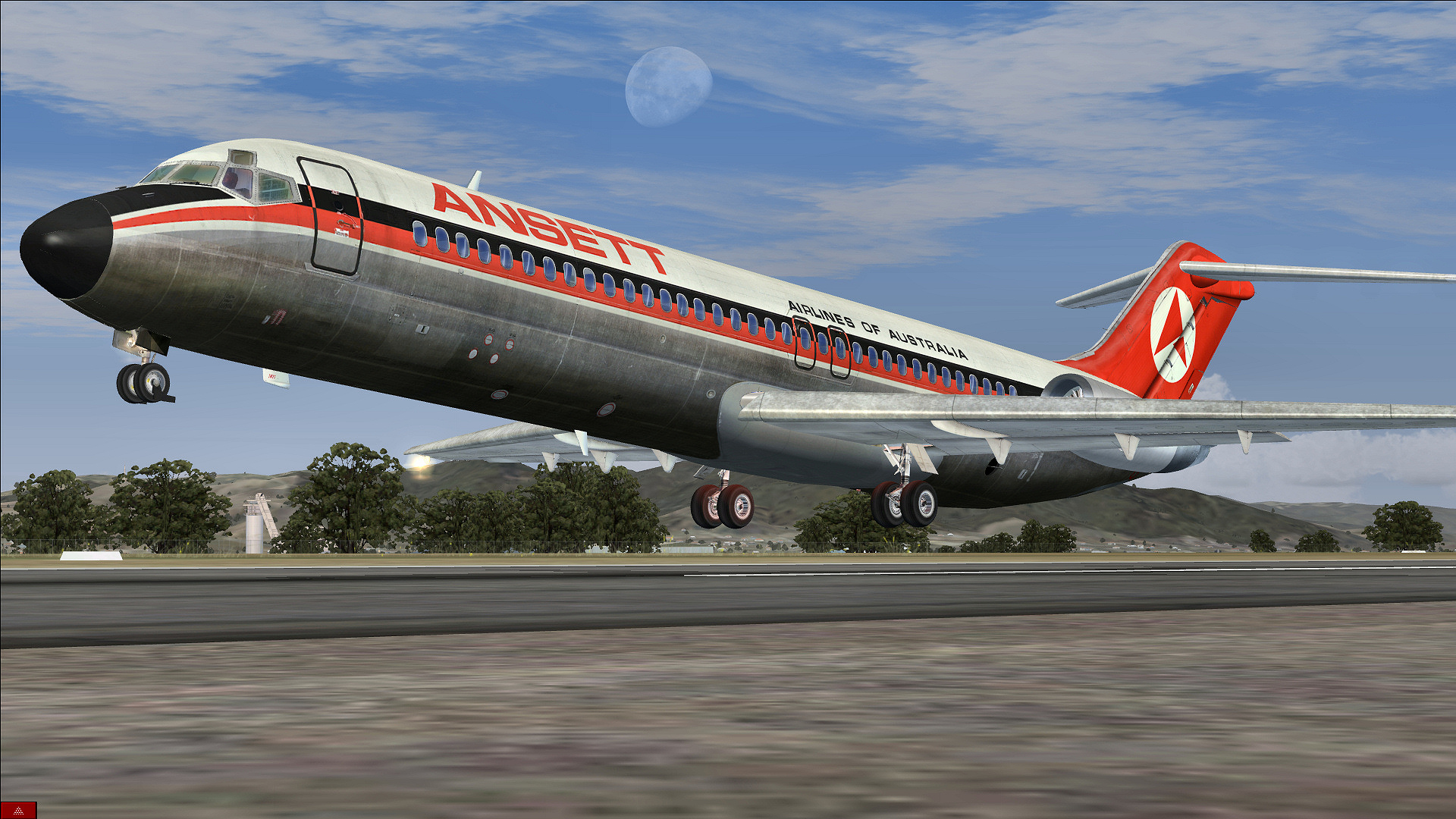 开启现代民用喷气式飞机的新纪元的dc9飞机