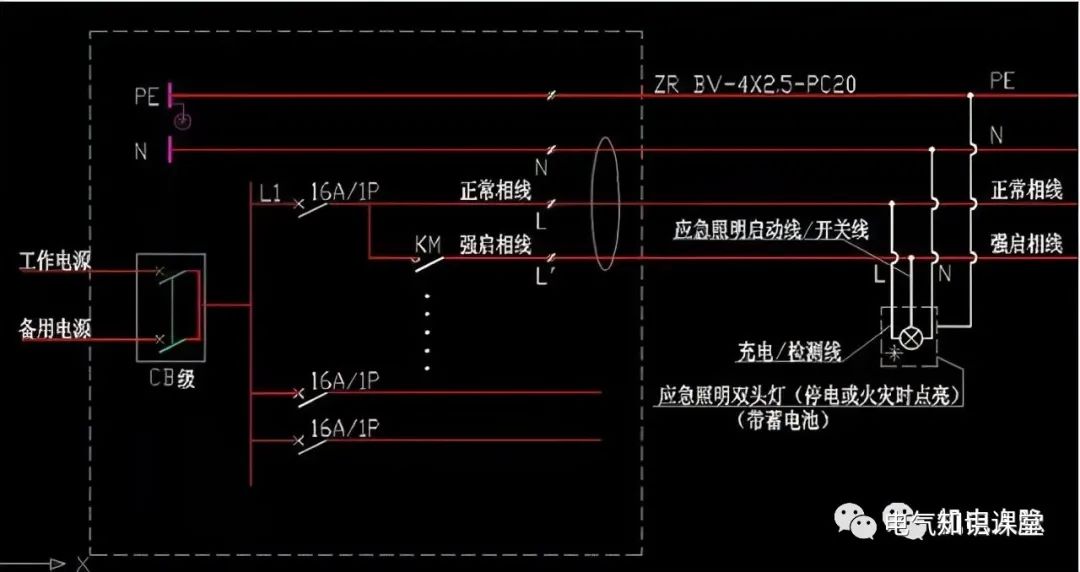 应急灯安装方法图解图片