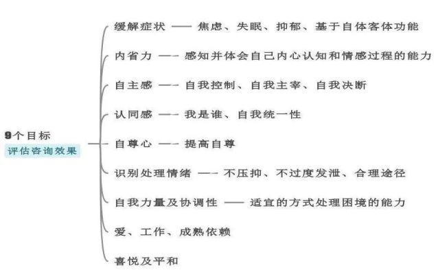 人们进行「精神分析疗法」可以达到的九个目标