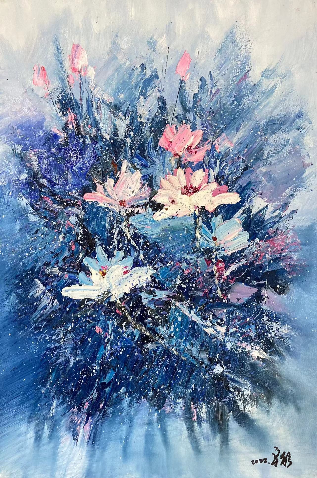 当代著名油画家梁静被评为国家一级美术师