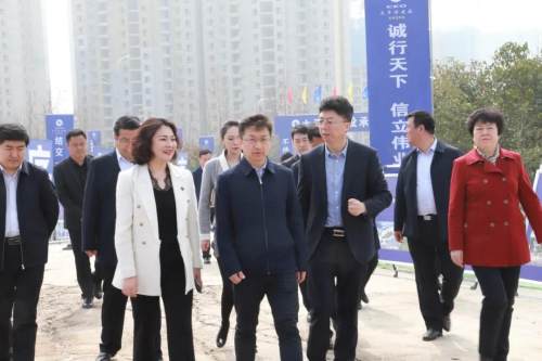 刘军兰参加陕西省咸阳市秦都区2021年3月重点项目集中开工仪式