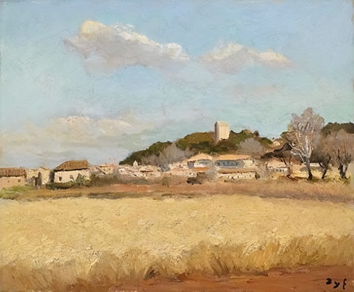 法国印象派画家马塞尔·戴夫marcel dyf 极美的人物与风景