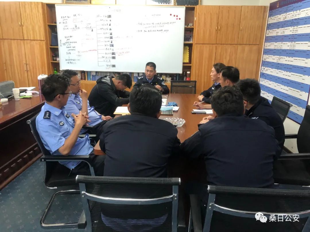 民警连续多日对该案件进行分析研判