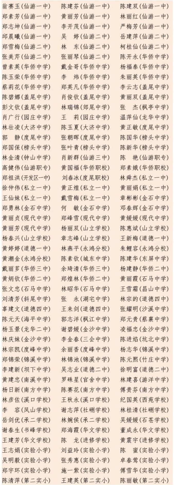 仙游174名新教师宣誓入职!还有299人获全县表彰