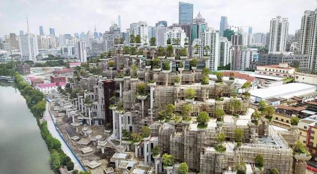 现实版巴比伦空中花园——上海"天安阳光半岛""1000 trees"