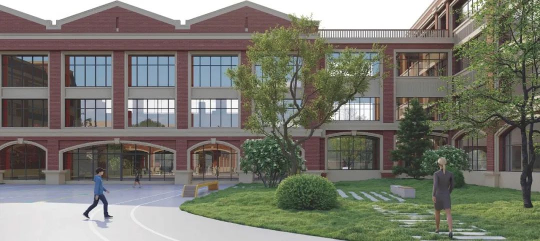 薛家岛嘉陵江东路小学规划效果图披露