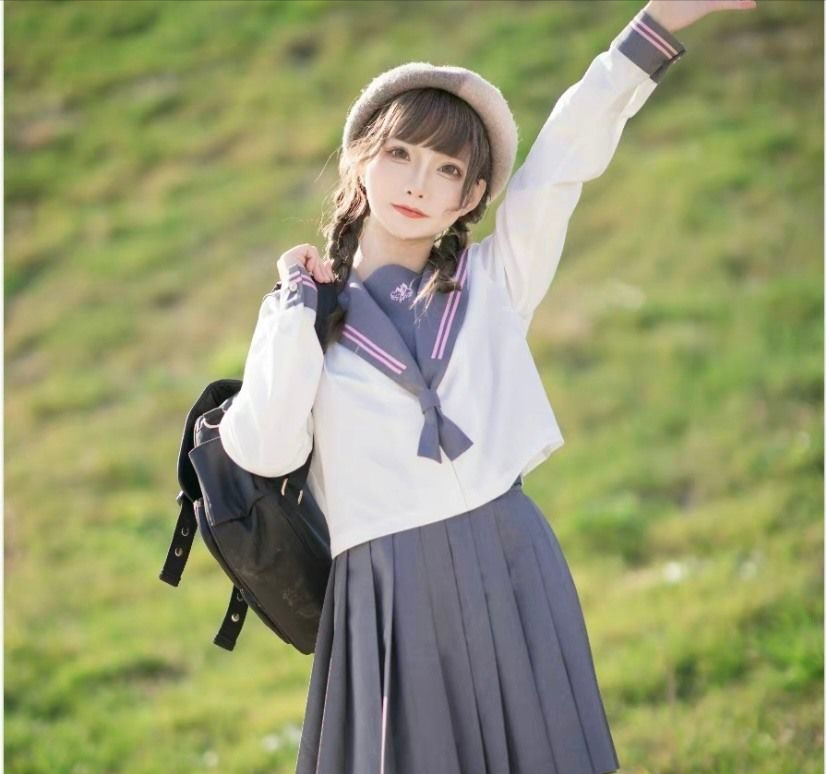 优雅的名古屋襟水手服,一起做大小姐吧