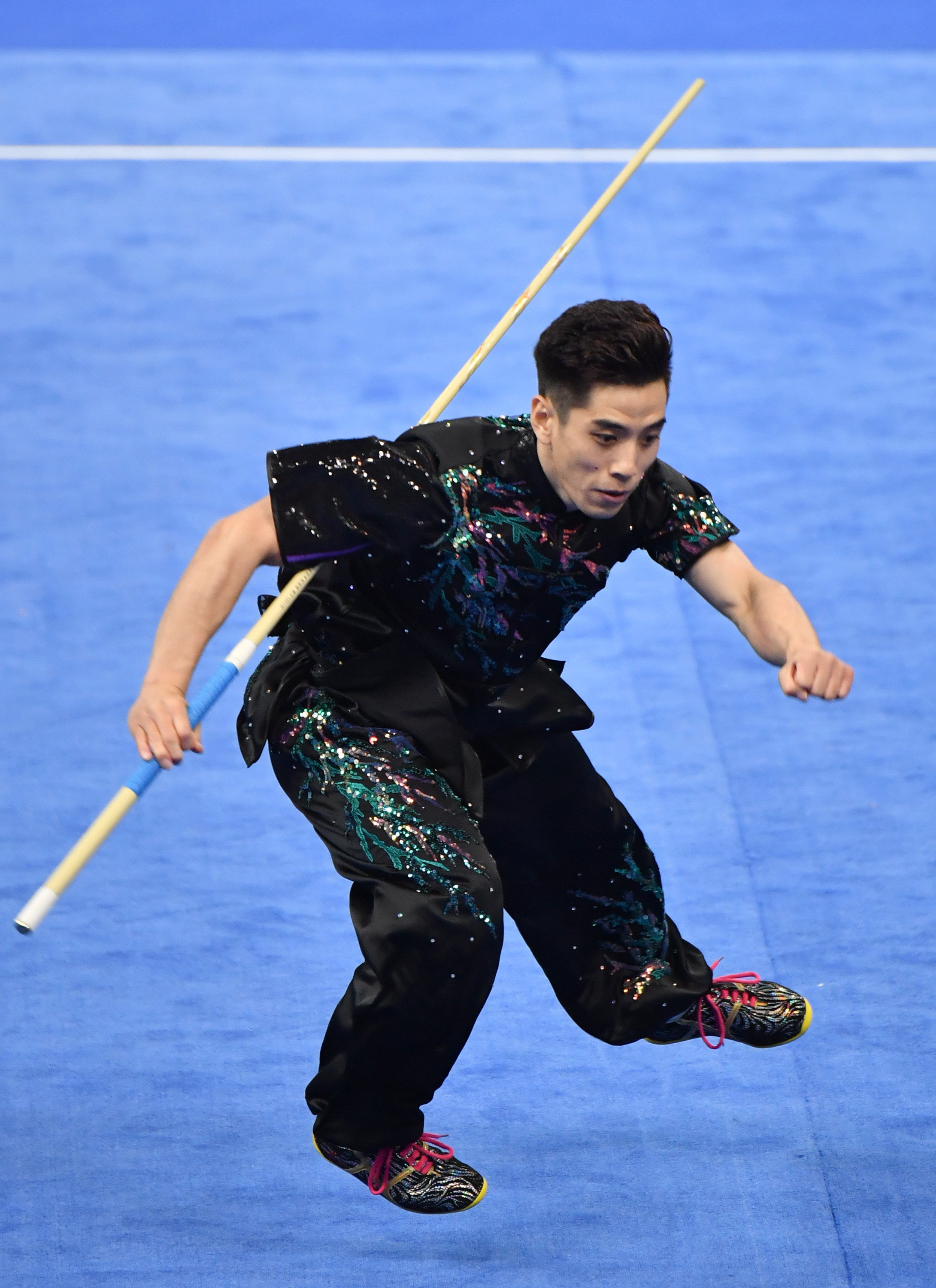 武术套路——男子长拳,刀术,棍术全能赛况