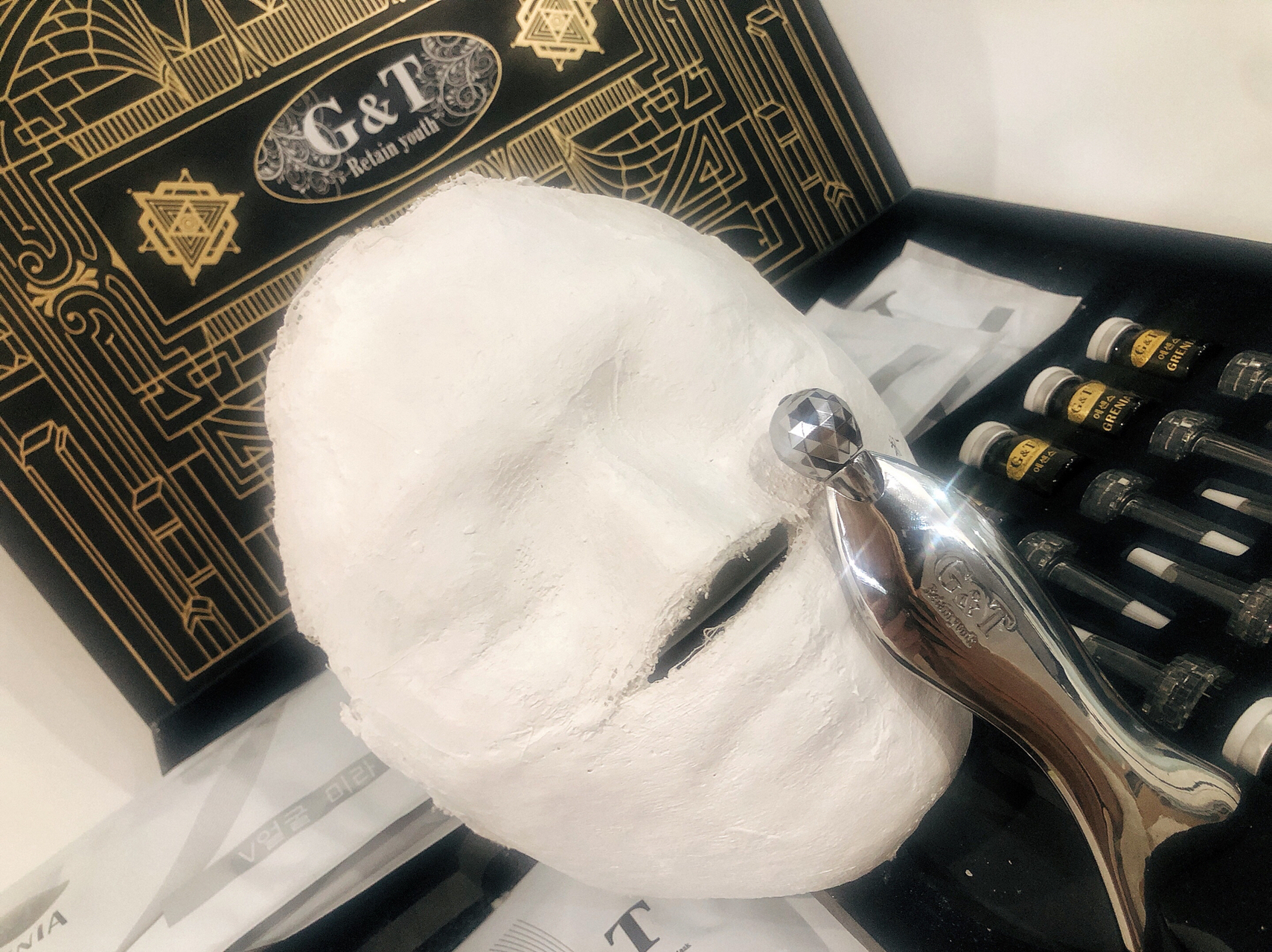 产品名称:黑金版 木乃伊焕肤套装/ v countenance mummy 品牌名称:g&t