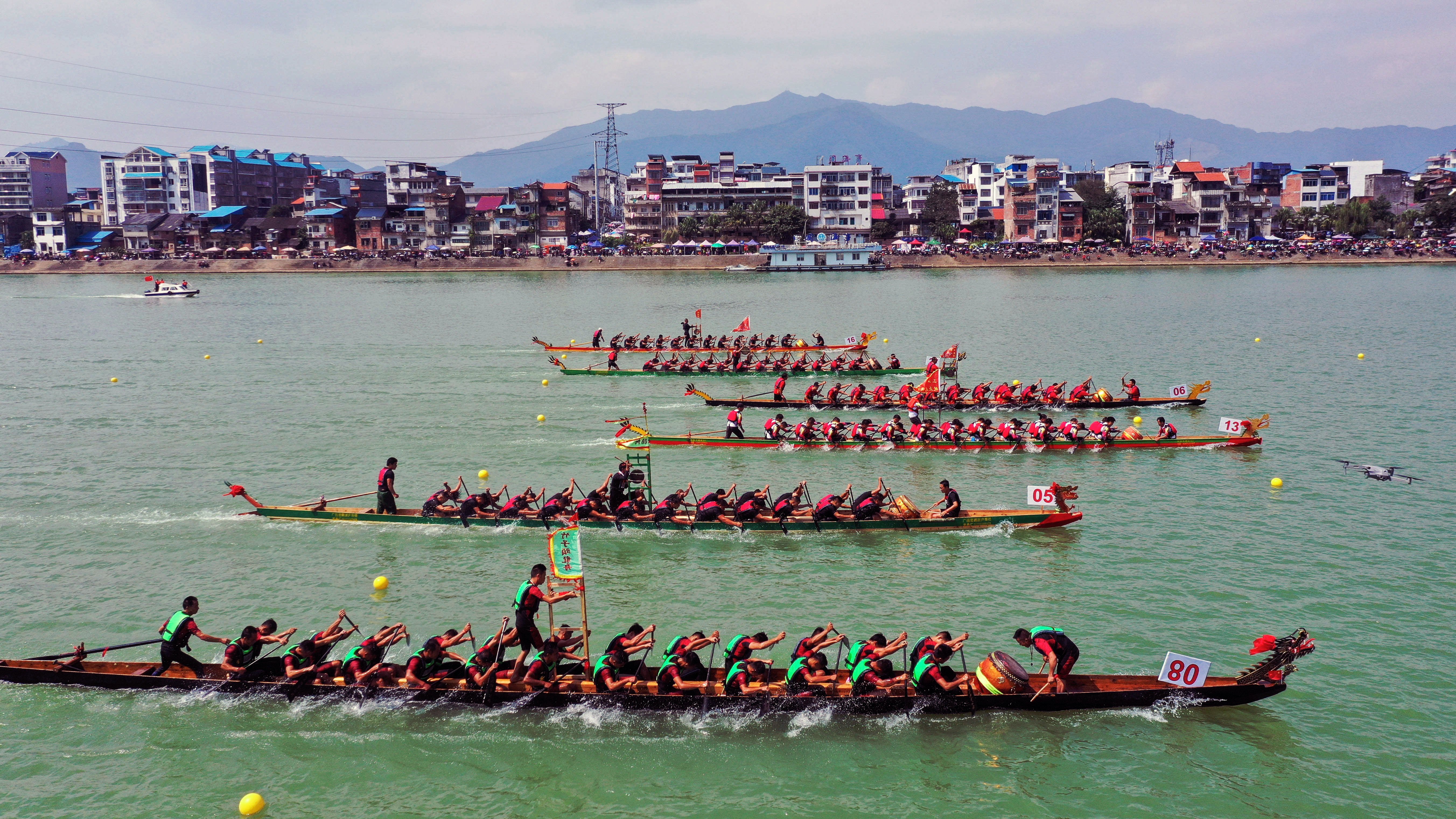广西融安龙舟大赛落幕