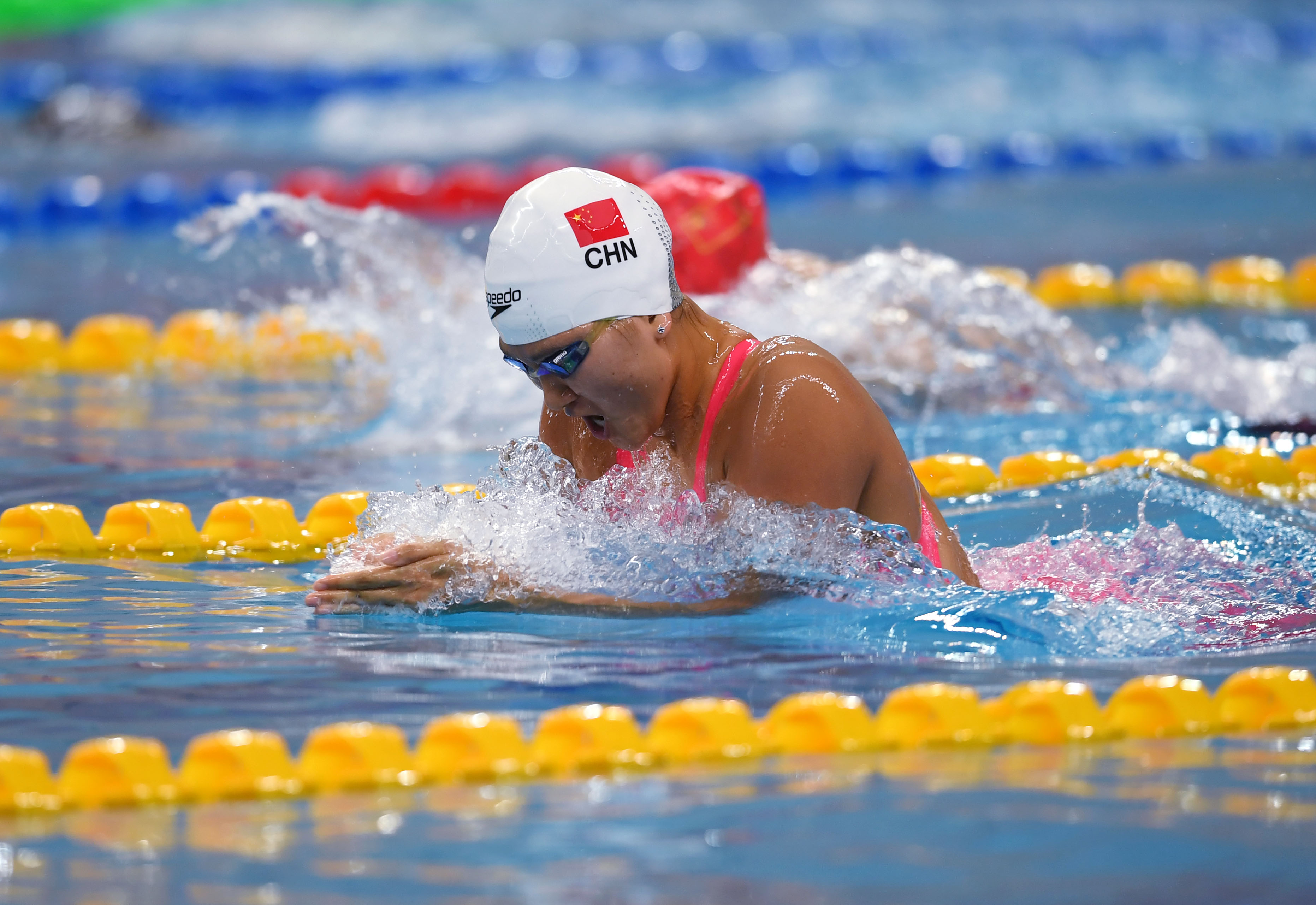 游泳——全国冠军赛:女子200米蛙泳赛况