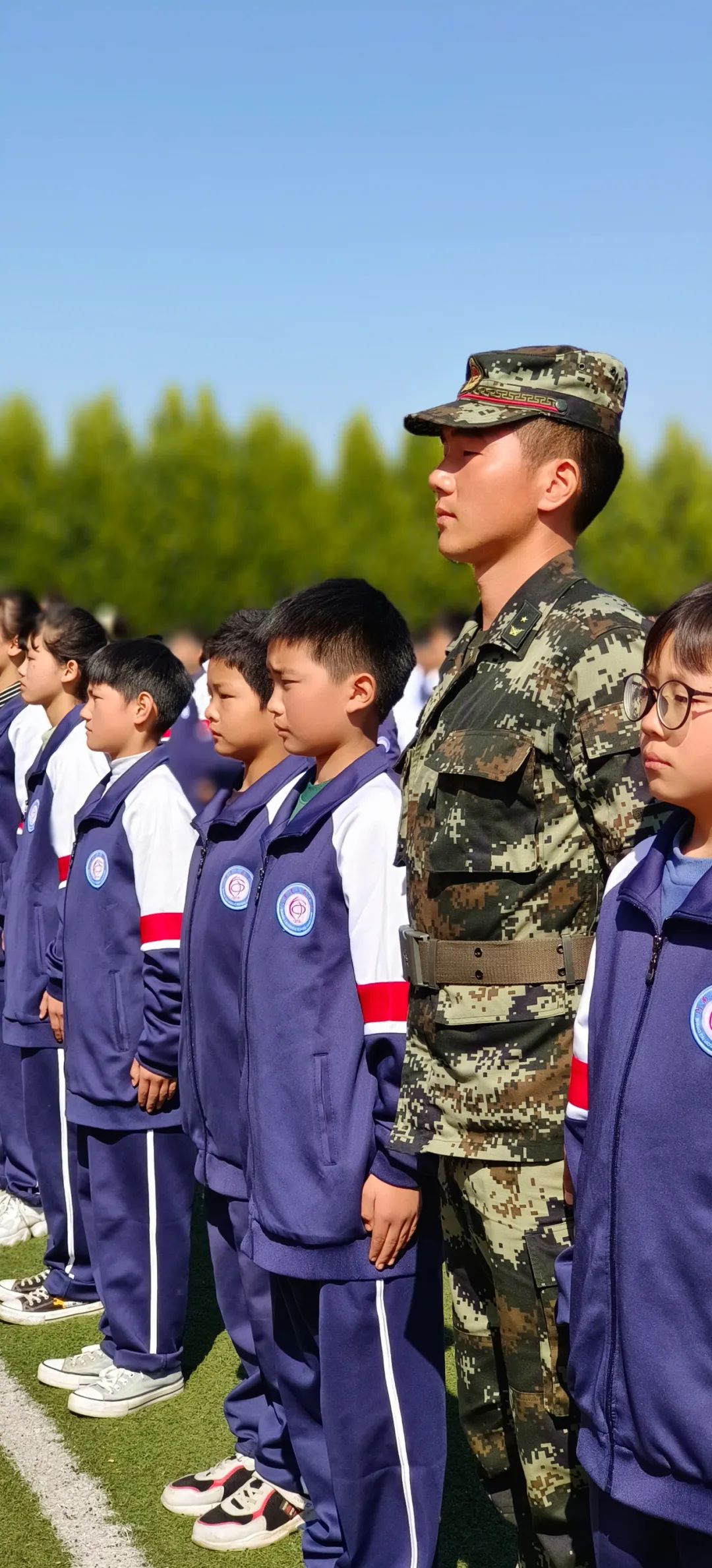 上蔡中学初中部2021级新生军训侧记