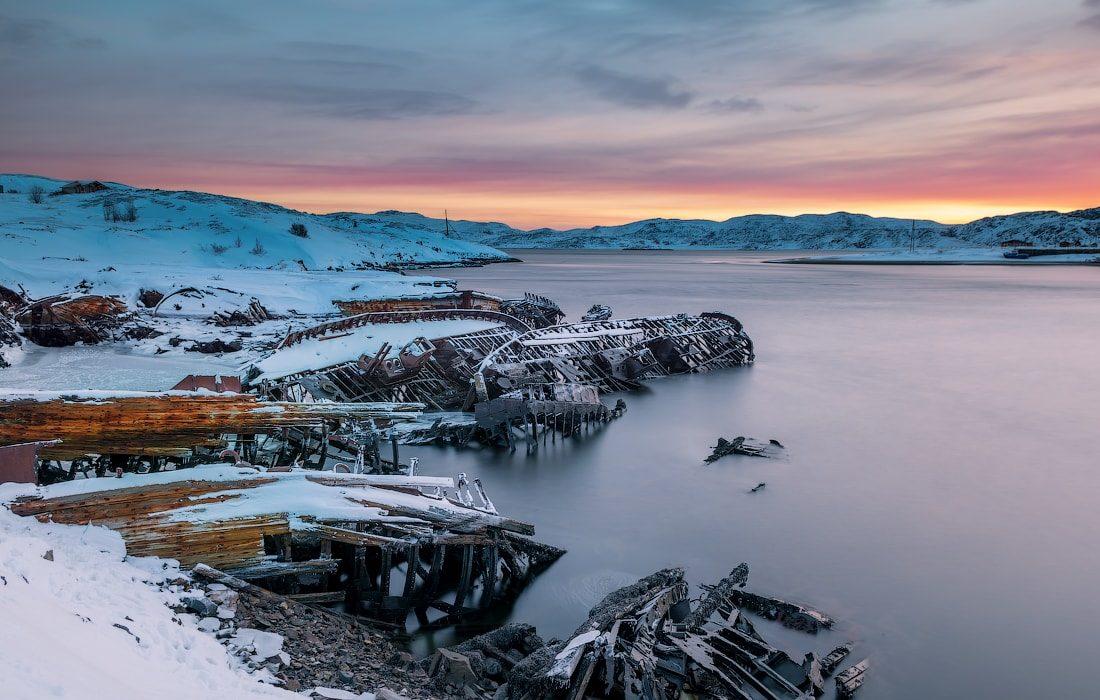 俄罗斯美丽的不冻港,浪漫神秘让人向往,还能看到真正的极光