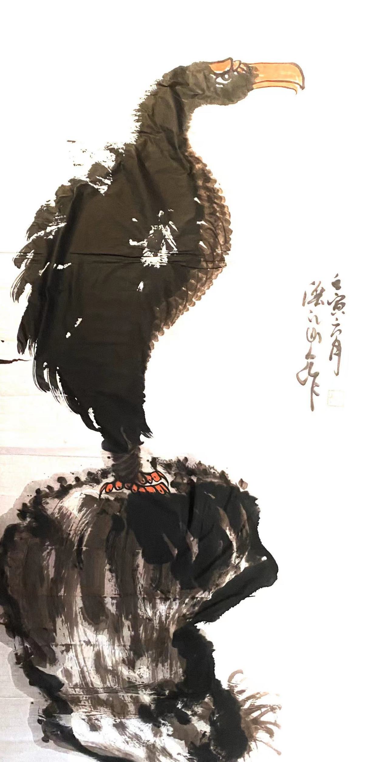 「名家风采」中国实力派雄鹰画家朱祖国作品欣赏