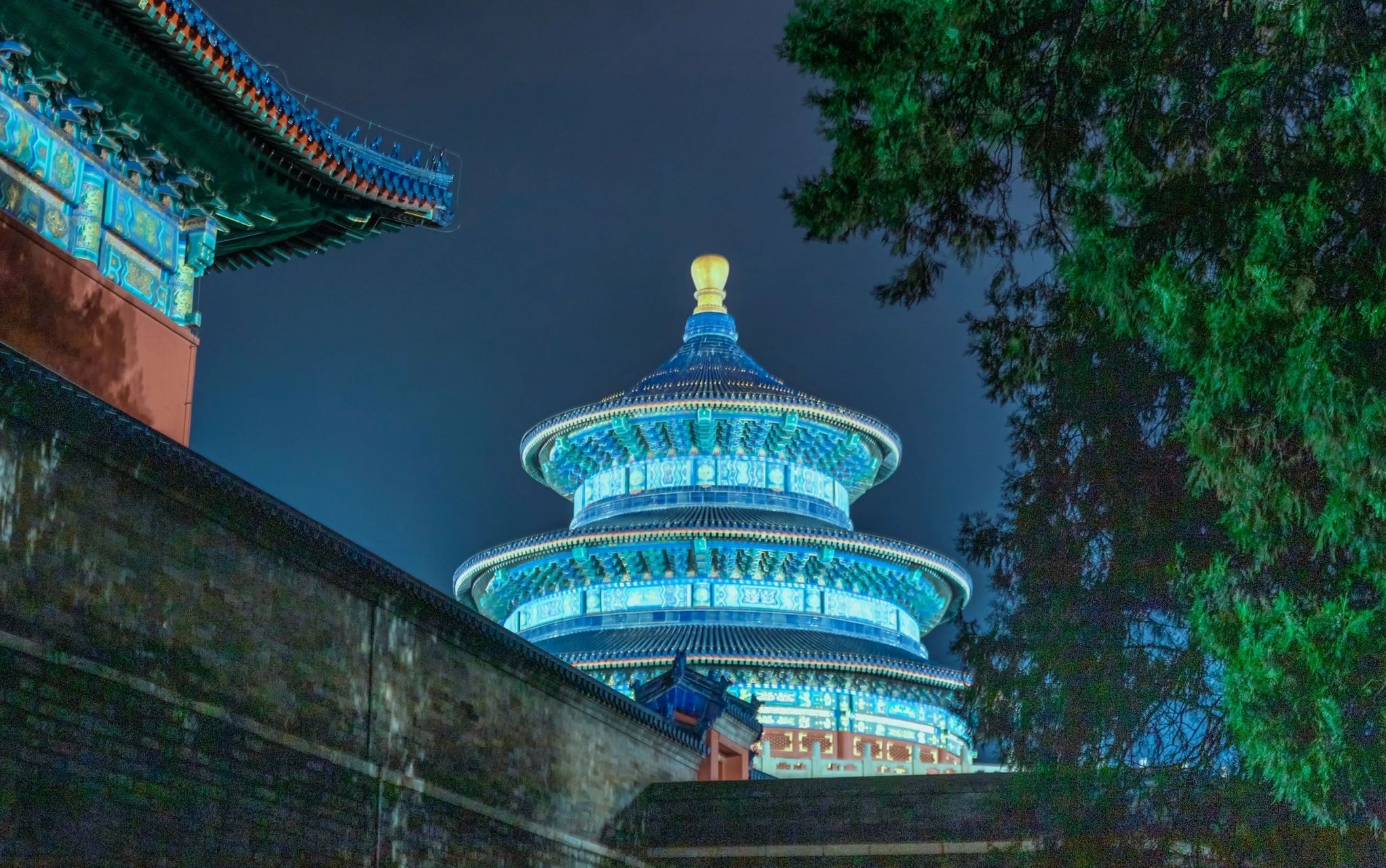 人生建议,看完了天坛的夜景再离开北京!