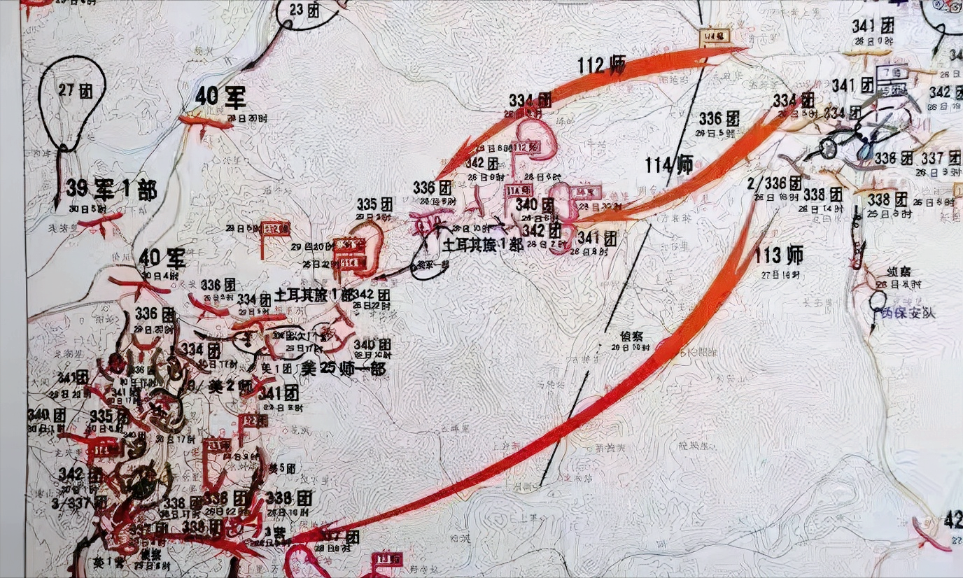 113师穿插到敌后作战