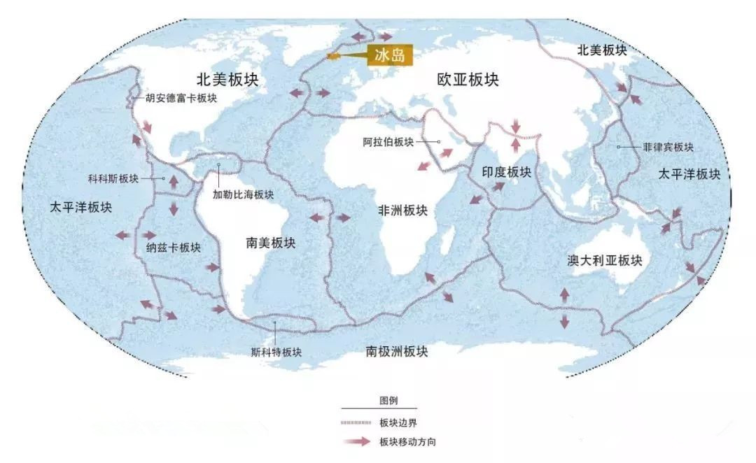 「陆地板块漂移假说」可以解释地球上的海洋与陆地是如何分布的