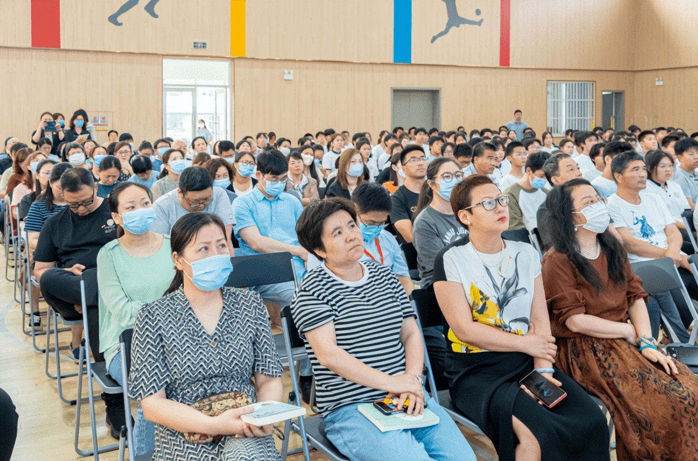 苏科大附属彩香实验中学举行初三年级中考出征仪式