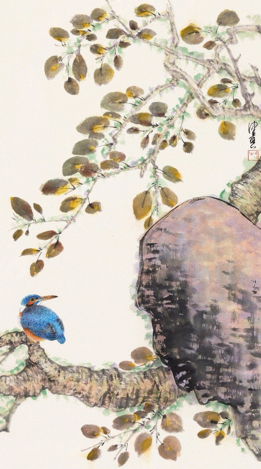 「津门网」中国女画家 陈佩秋 花鸟画作品