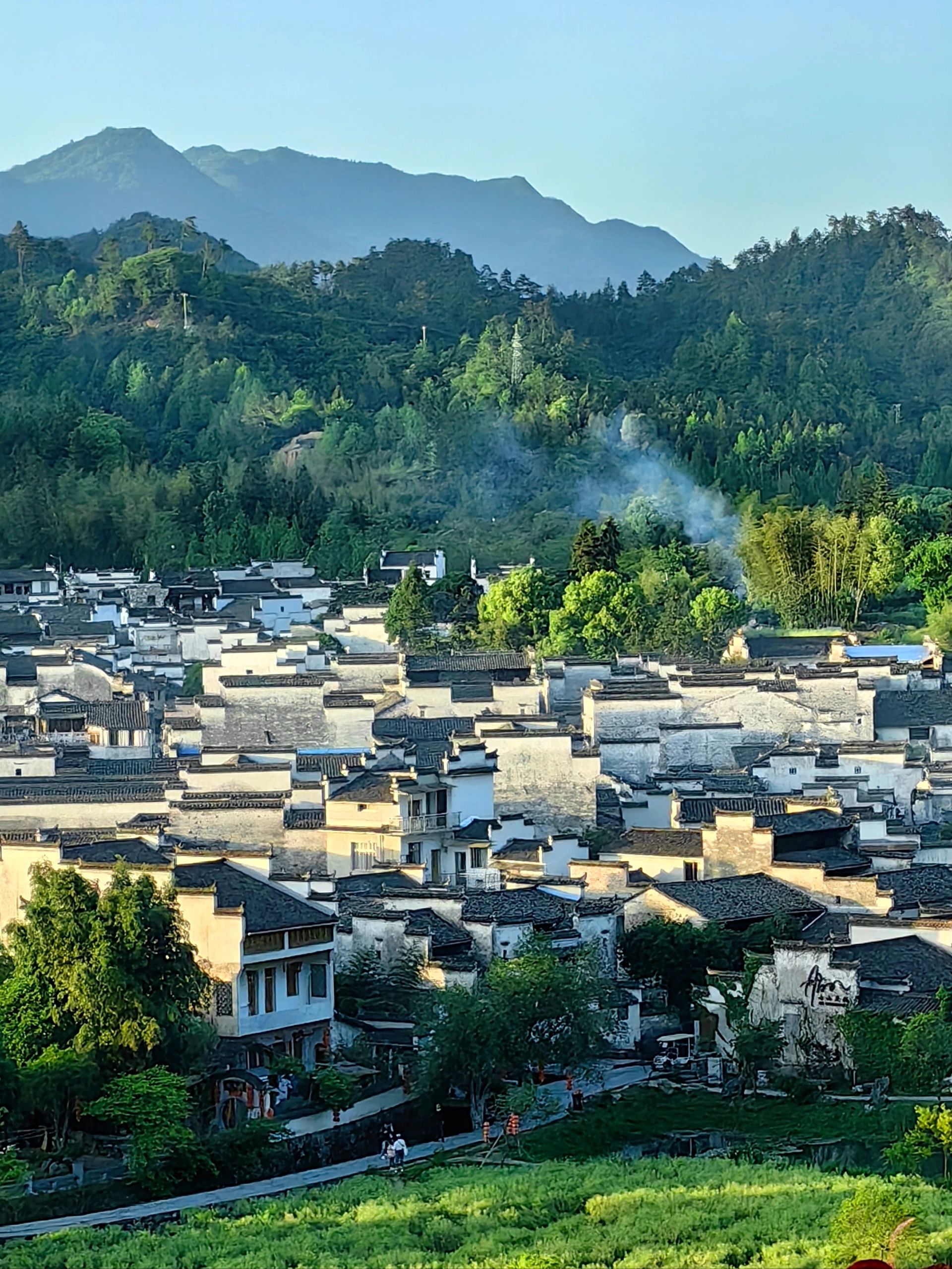 淡烟斜阳 水墨徽州 大学时写生曾小住西递, 一晃这么多