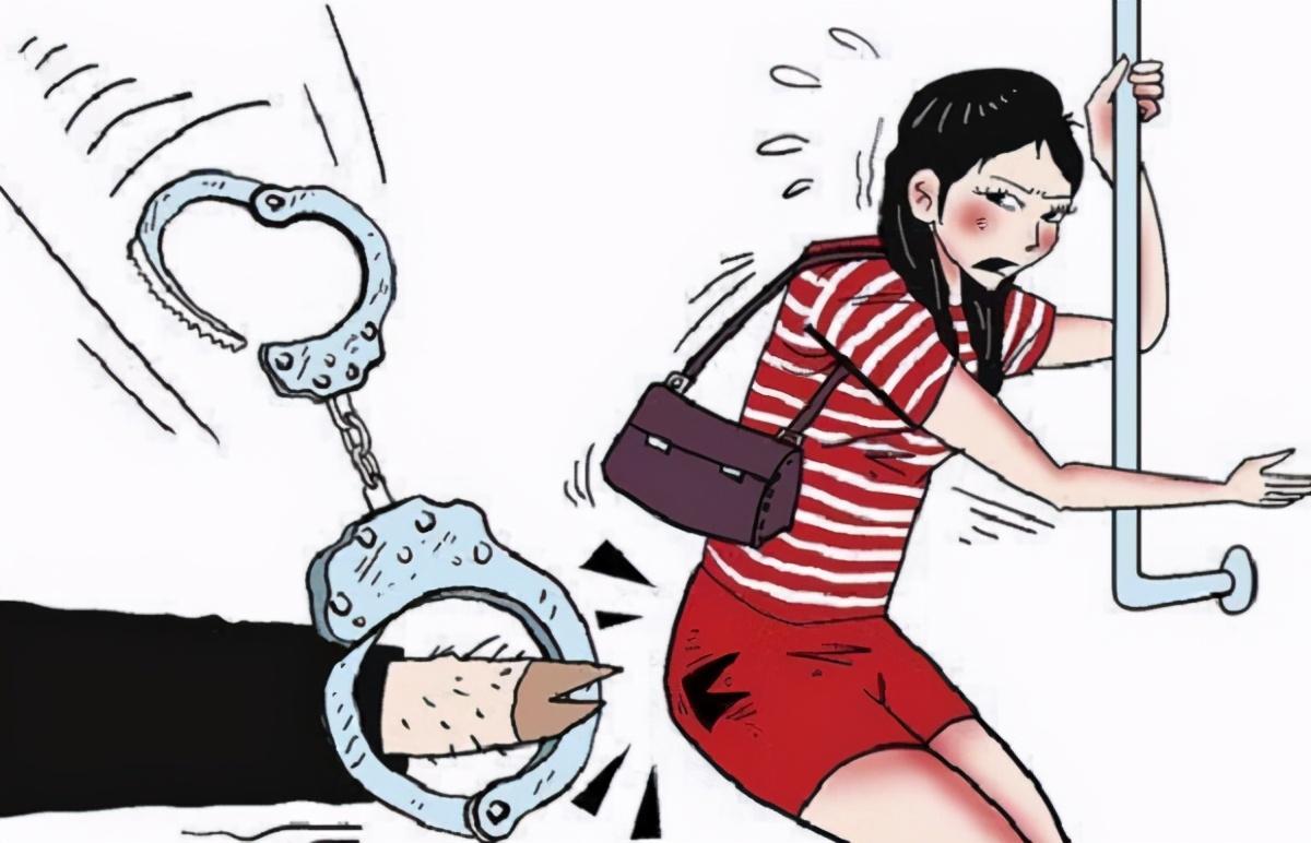 公交车上遇咸猪手,14岁女孩大声呼救,锁喉阻止嫌疑人逃跑