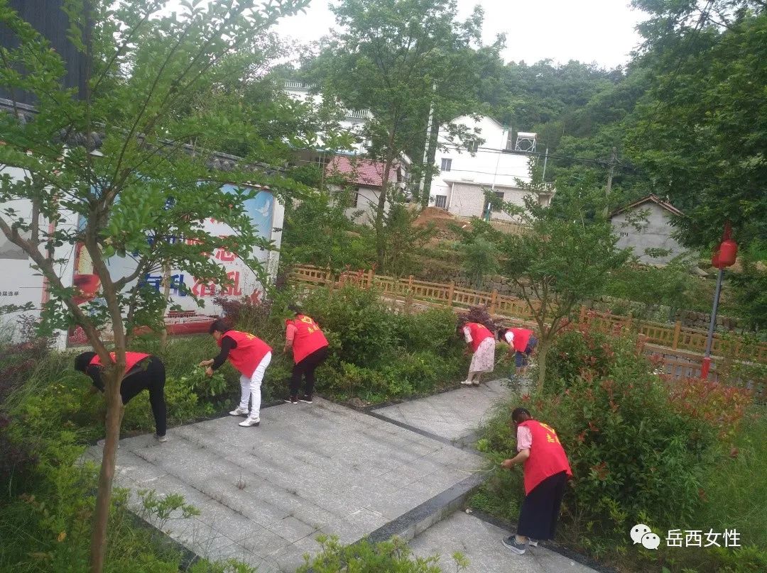 岳西县头陀镇虎形村:巾帼志愿者积极投身世界环境日文明实践活动
