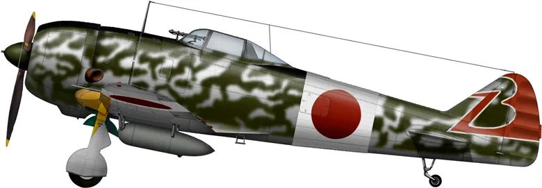 一式战隼2型乙,第23战队2中队使用机种:一式战斗机隼,二式战斗机钟馗