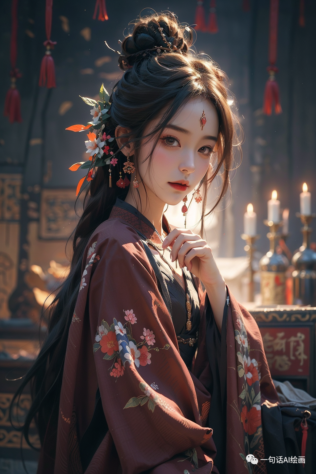 ai绘画|古装侠女风格