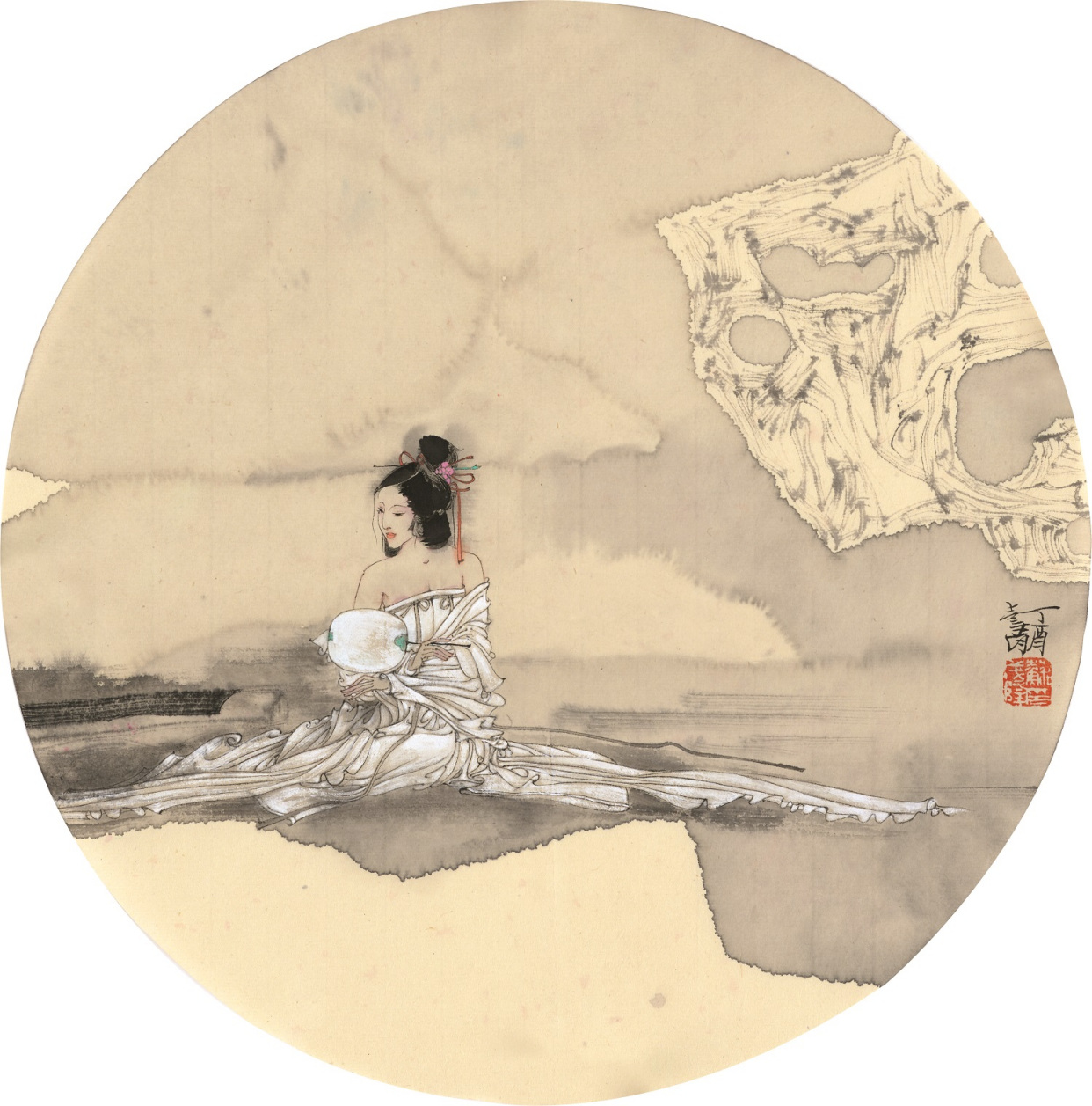 晕染出新境 画中有佳人——赏苏茂隆笔下的仕女图