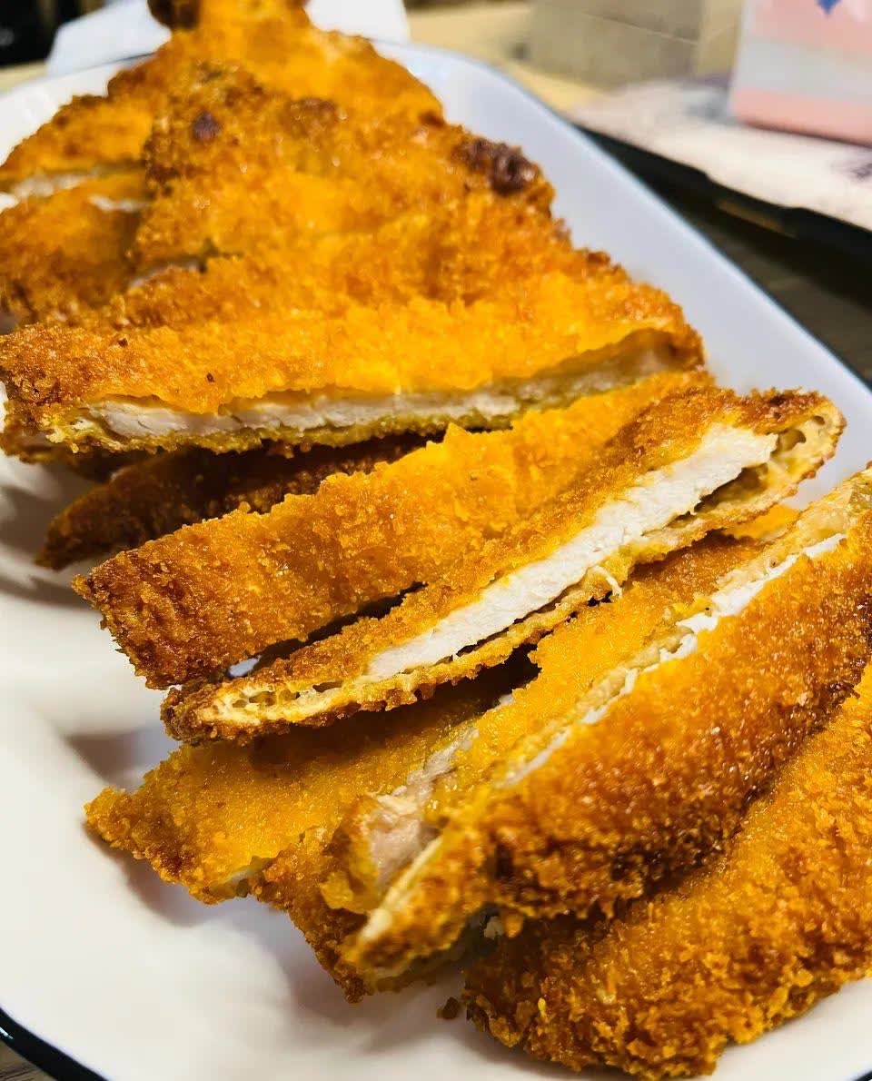 上海名堂炸猪排!脆薄炸街好吃!不掉粉不掉糠