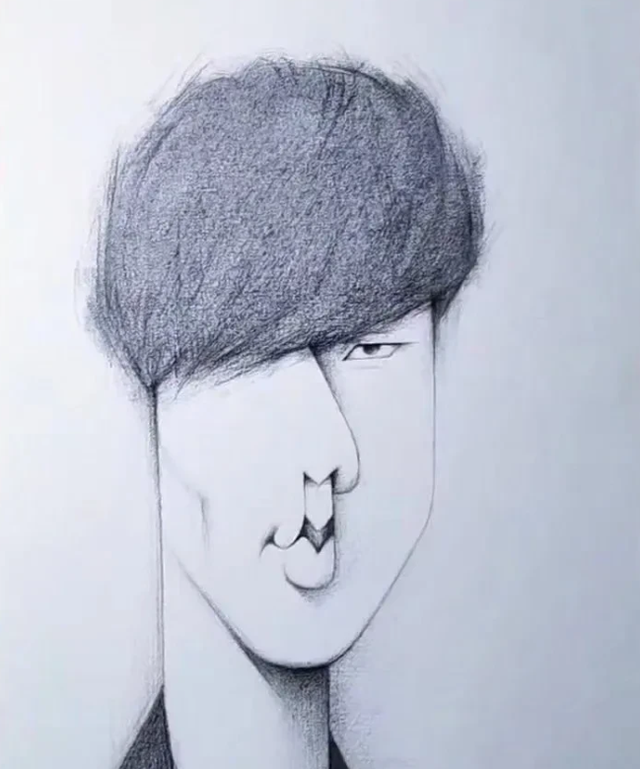 手绘明星抽象画,看着像"核废水"变异,你能认出多少个?