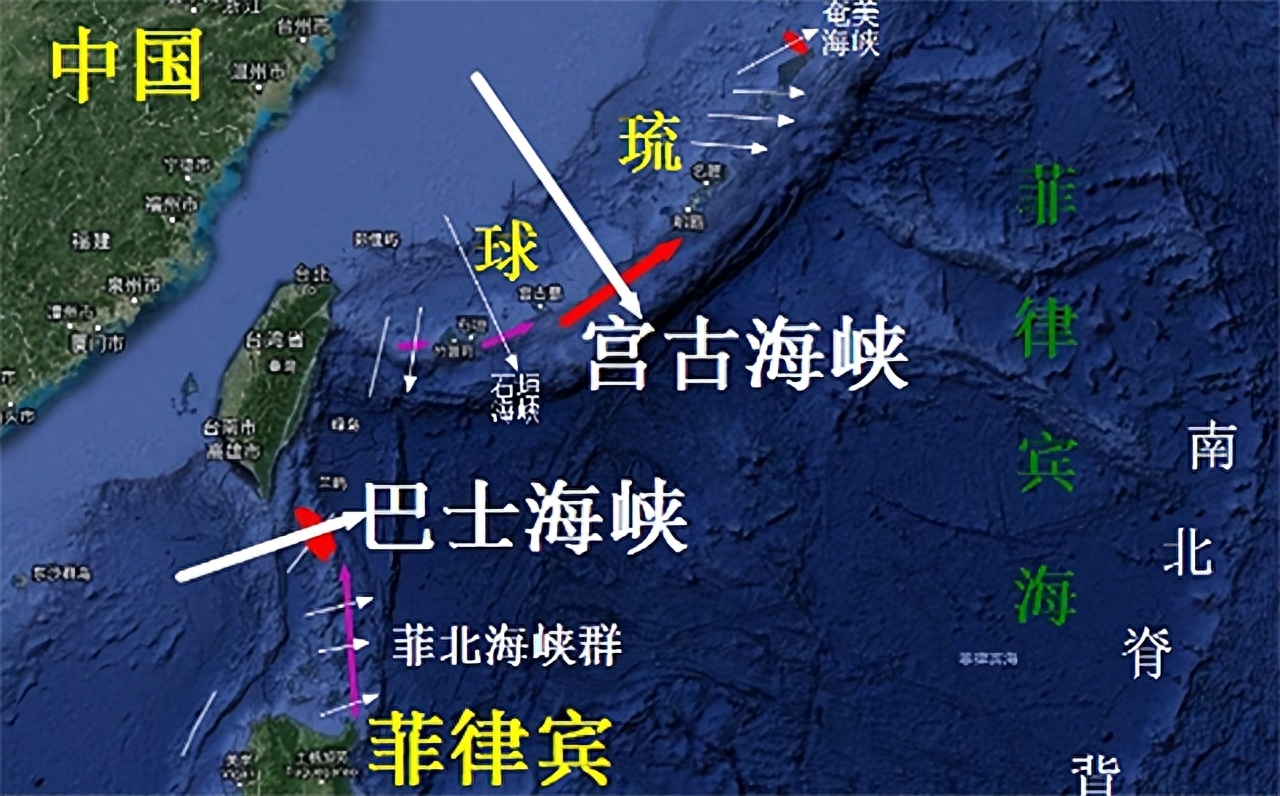 而巴士海峡的地理位置非常重要,因为中国的海军和一些商用的货船,轮船