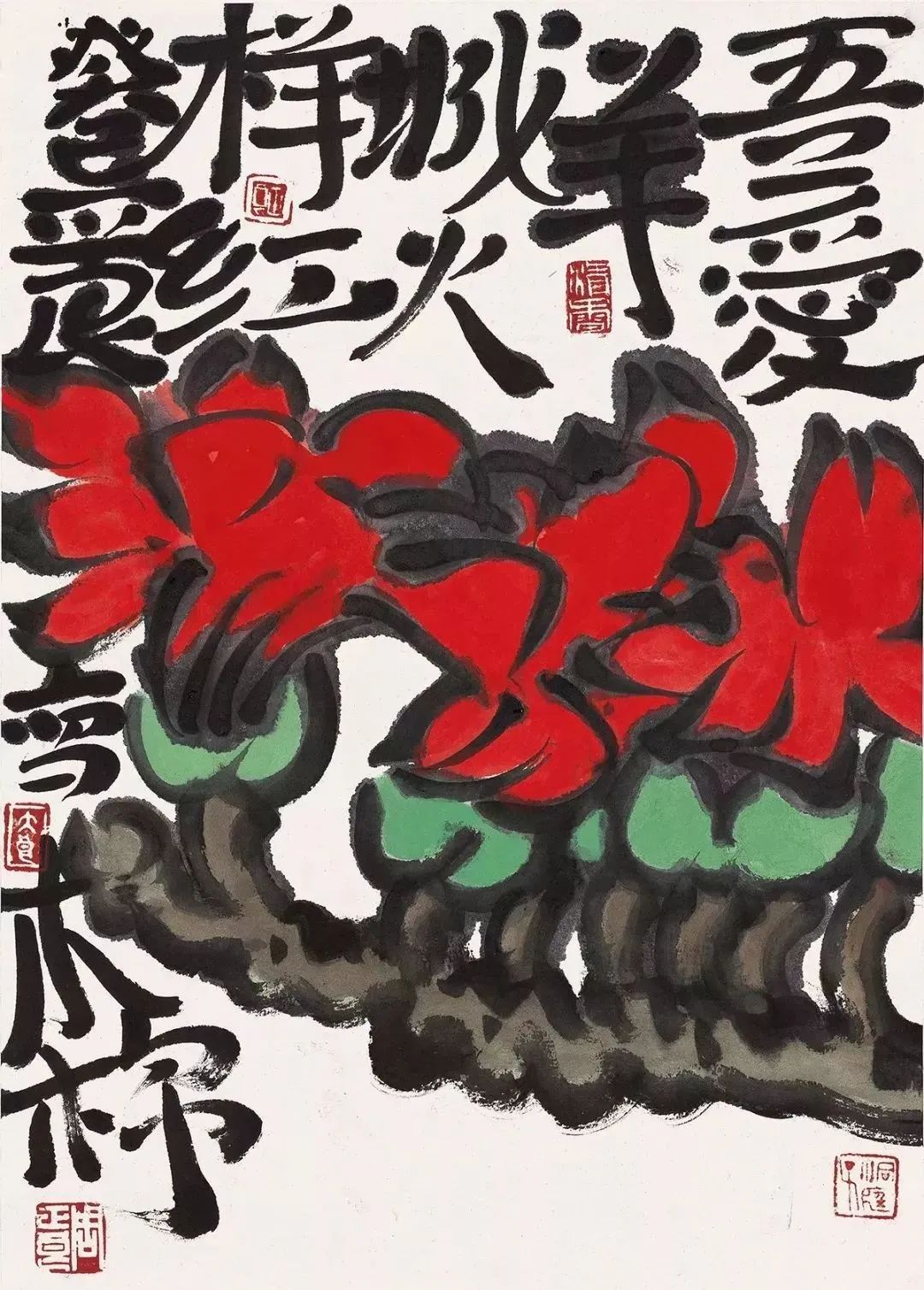 评著名画家周正良的写意花鸟:丰盈稚拙,独树一帜