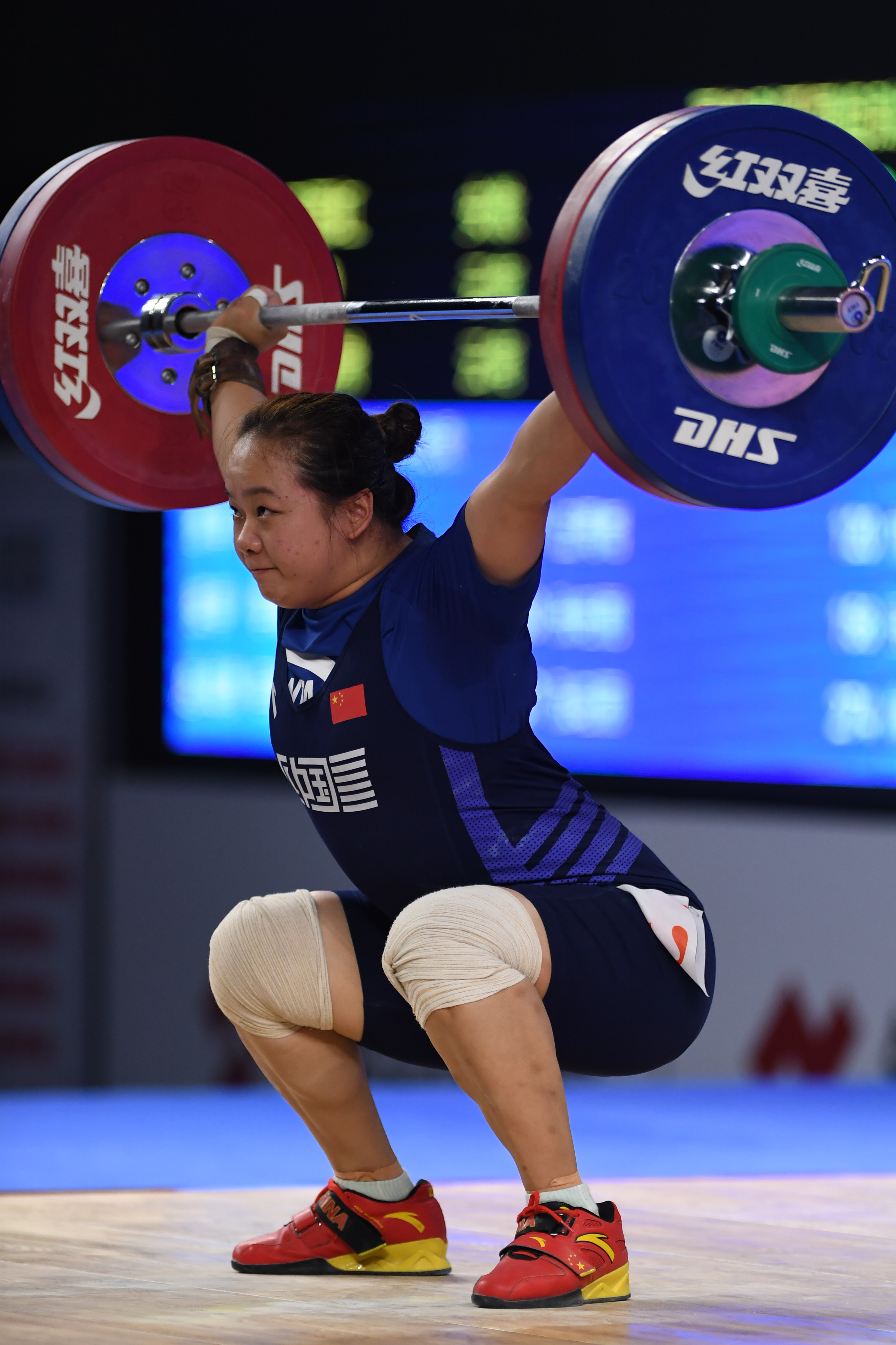 举重——全国女子举重锦标赛76公斤级a组赛况