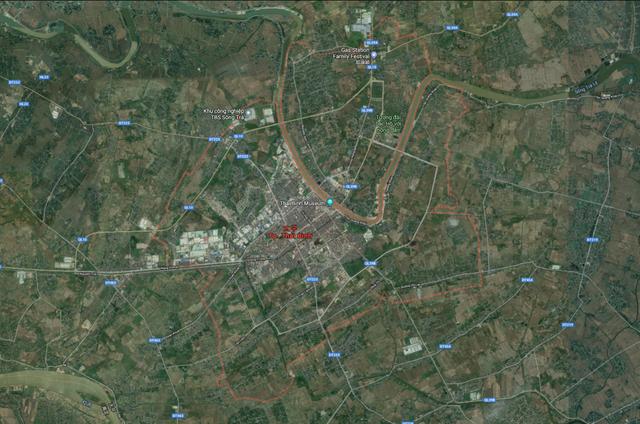 按中国标准,越南太平省太平市城镇化比较高:10个街道,9个乡