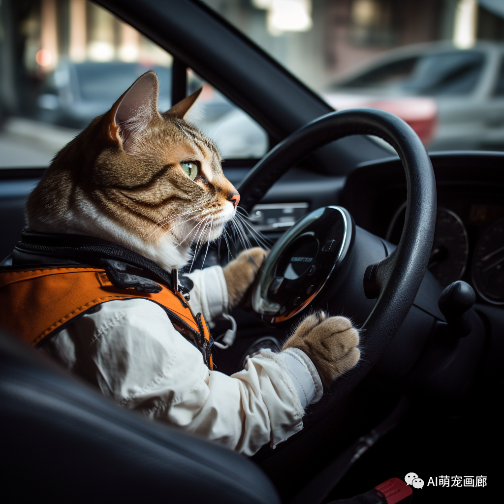 萌咪上路:猫咪驾车大冒险
