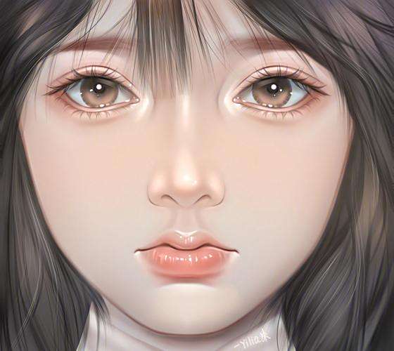 “幼态脸”的主要特征就是“幼”、年轻，脸型及五官都偏圆润(图2)