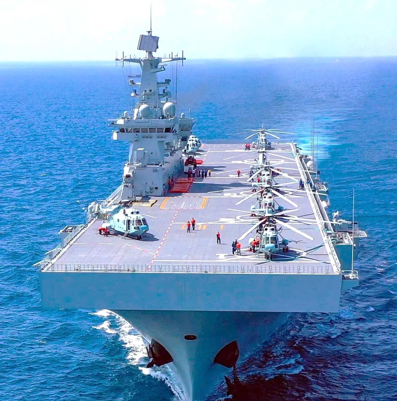 "安徽舰"刷号:075首批全部交付后,电弹型076仍不如老美两攻吗