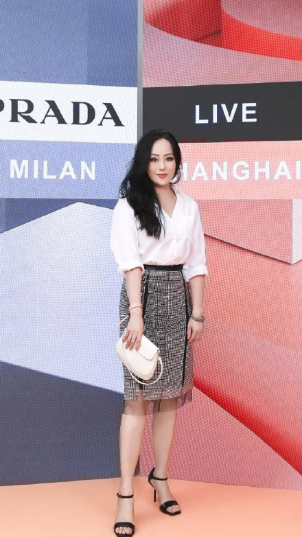 58岁章小蕙亮相奢侈品活动,穿v领衬衫身材丰腴,性感气质出众