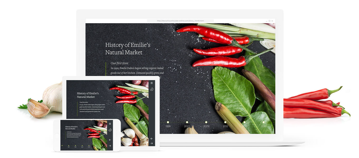 articulate360是一款全新理念的在线和移动学习课件制作工具