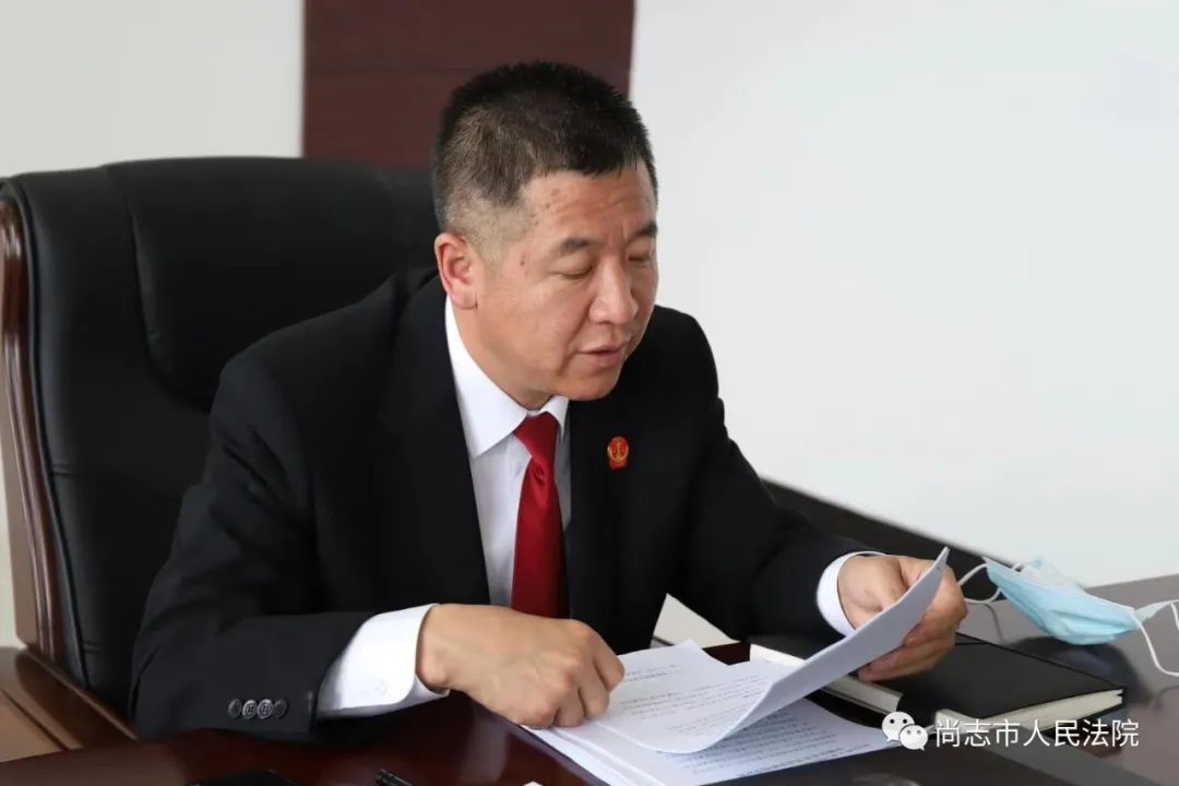 【教育整顿】尚志市人民法院召开队伍教育整顿查纠整改环节政治承诺