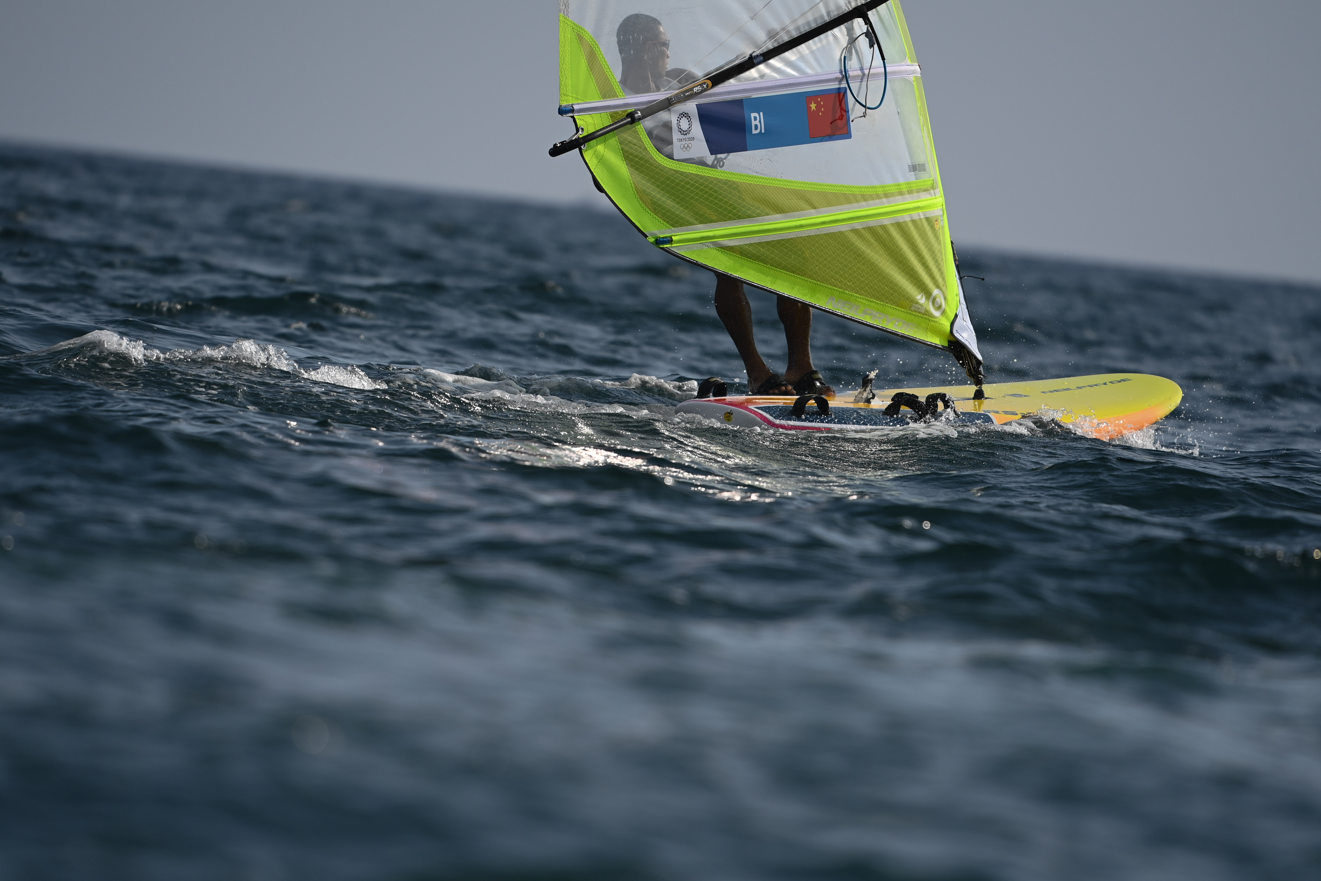 帆船帆板——男子rs:x:中国选手毕焜获铜牌