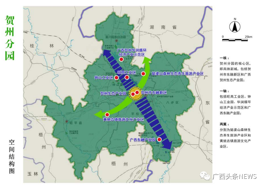 贺州分园空间结构图