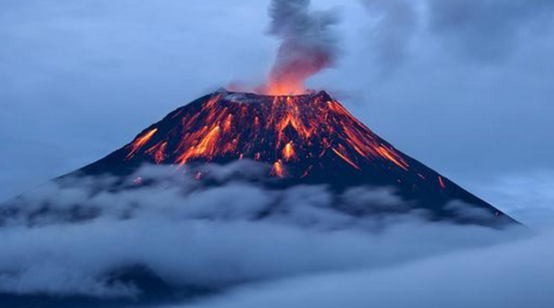 世界上最高的火山图片