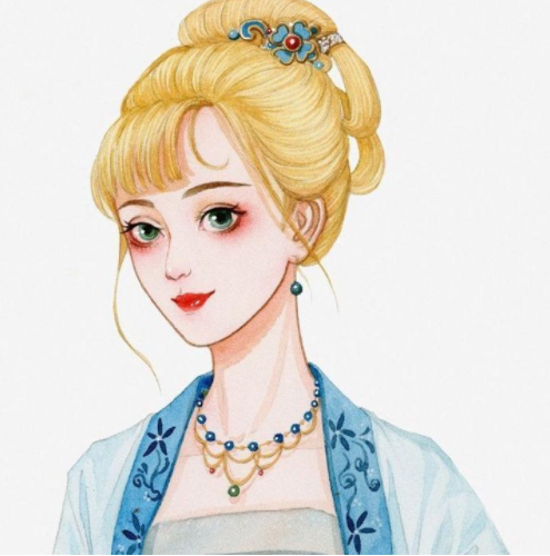 当迪士尼公主穿上古装,白雪公主变成小侍女,茉莉最有气质