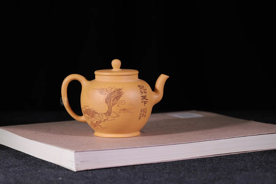 文人陶刻紫砂:马力·明式小品(云龙)